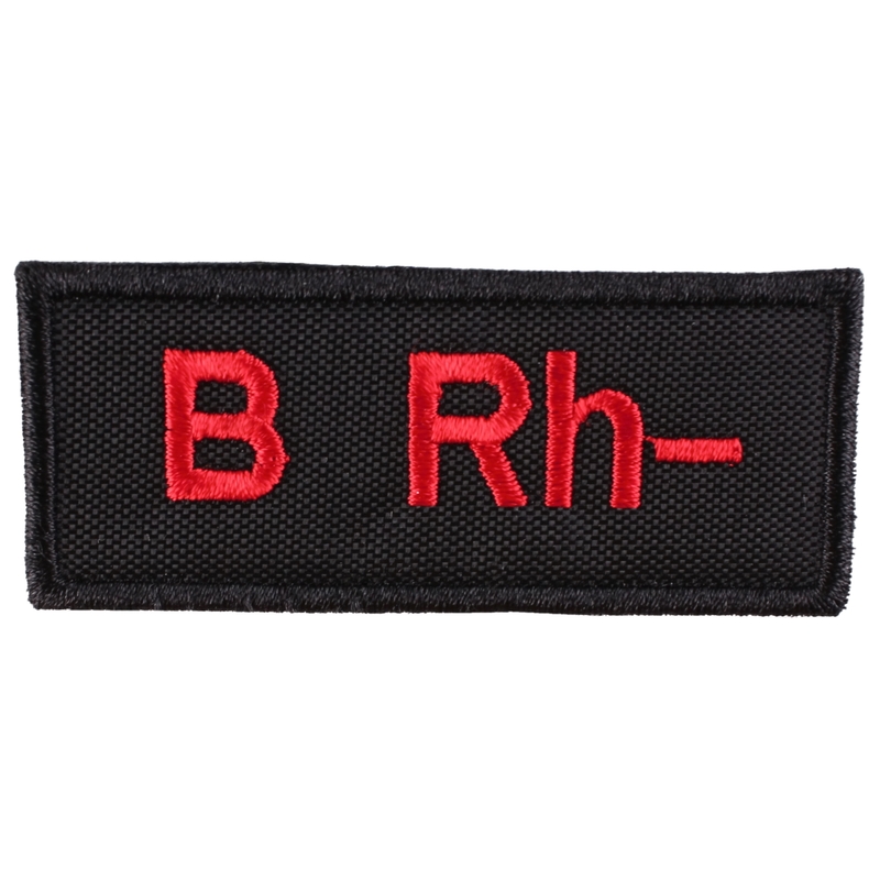 Plāksteris ar B asins grupu Rh-
