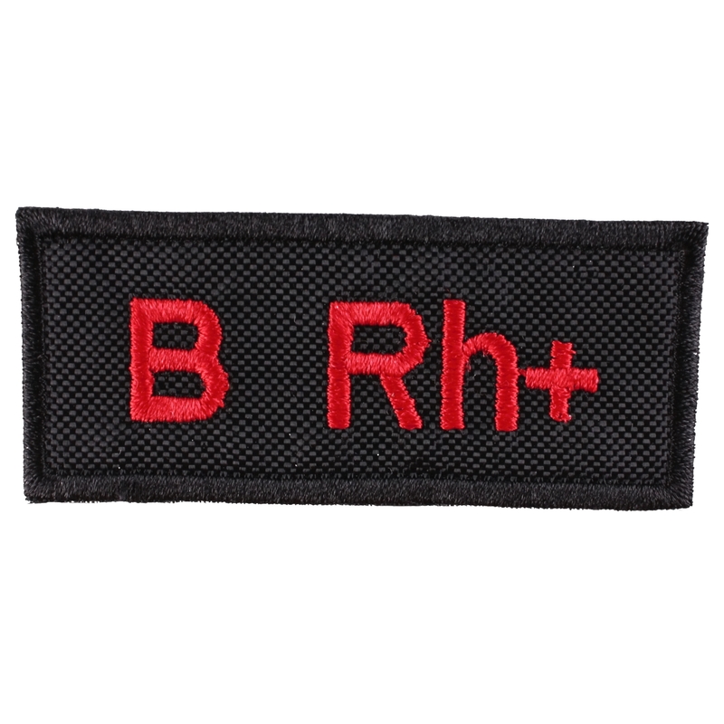 Plāksteris ar B asins grupu Rh+