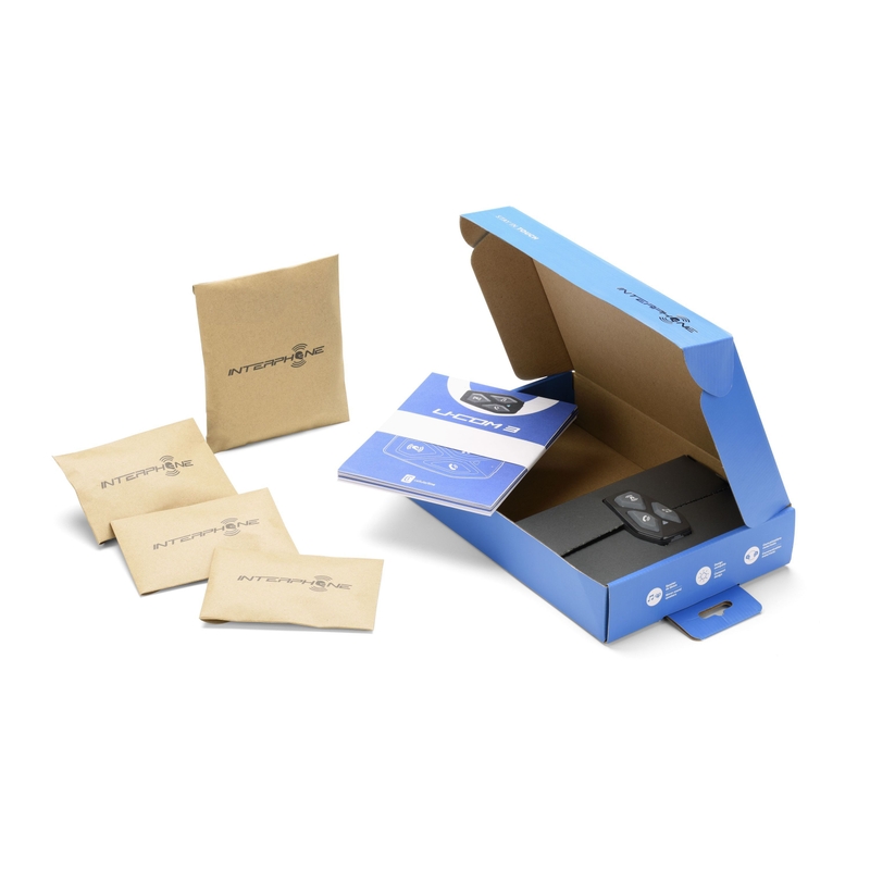 Bluetooth domofona U-COM3 viena iepakojuma komplekts