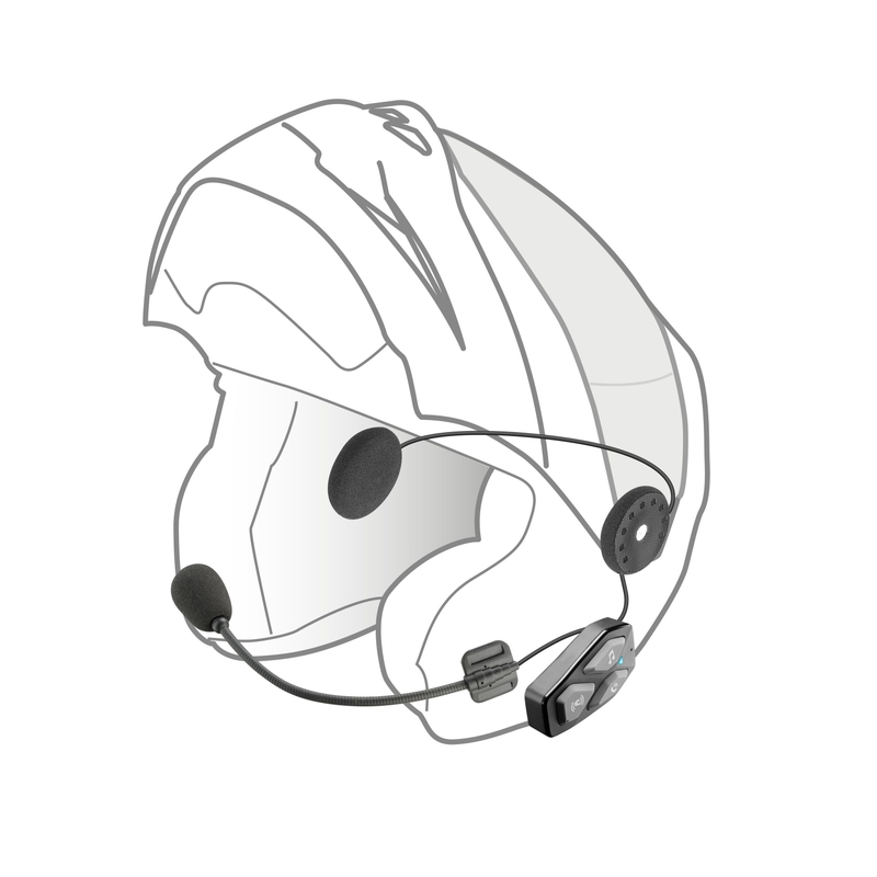 Bluetooth domofona U-COM3 viena iepakojuma komplekts