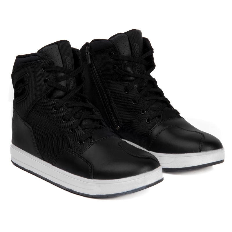 Boty na motorku Ozone Spin černo-bílé