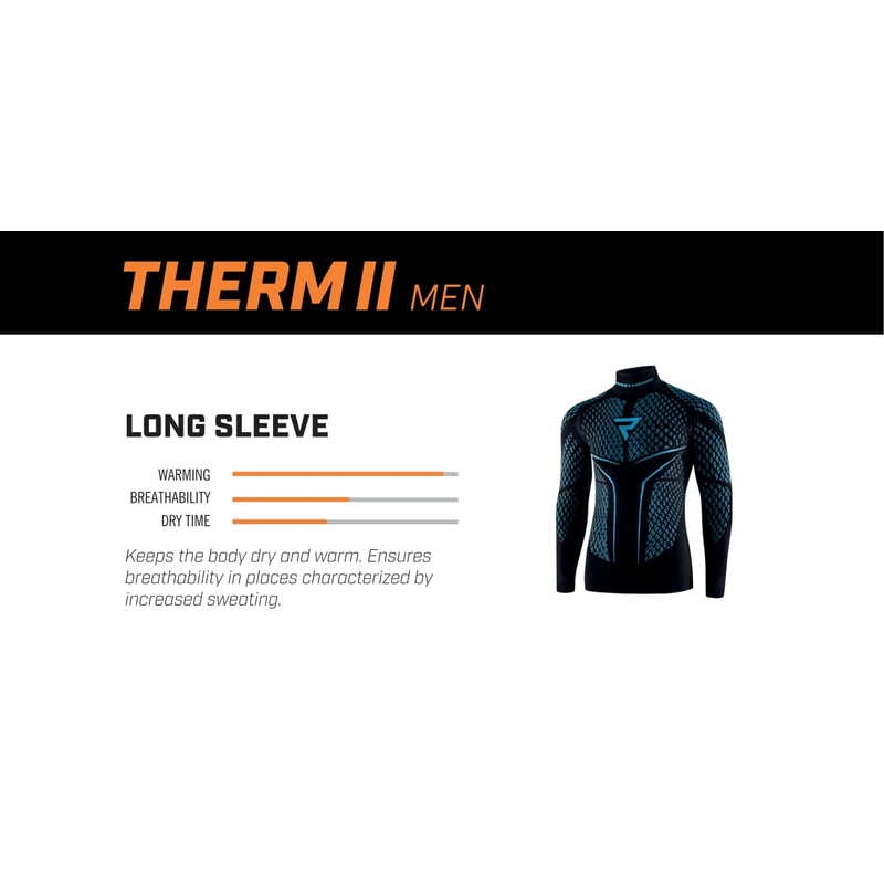 Termo krekls Rebelhorn Therm II melns-zils