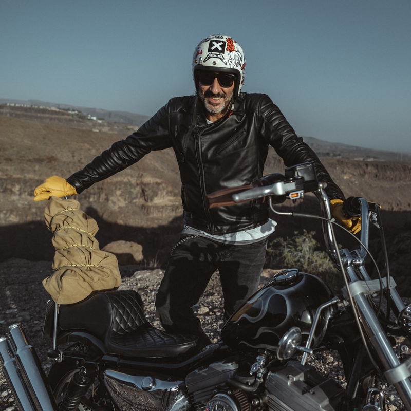 Motocikla jaka BROGER Ohio black izpārdošana
