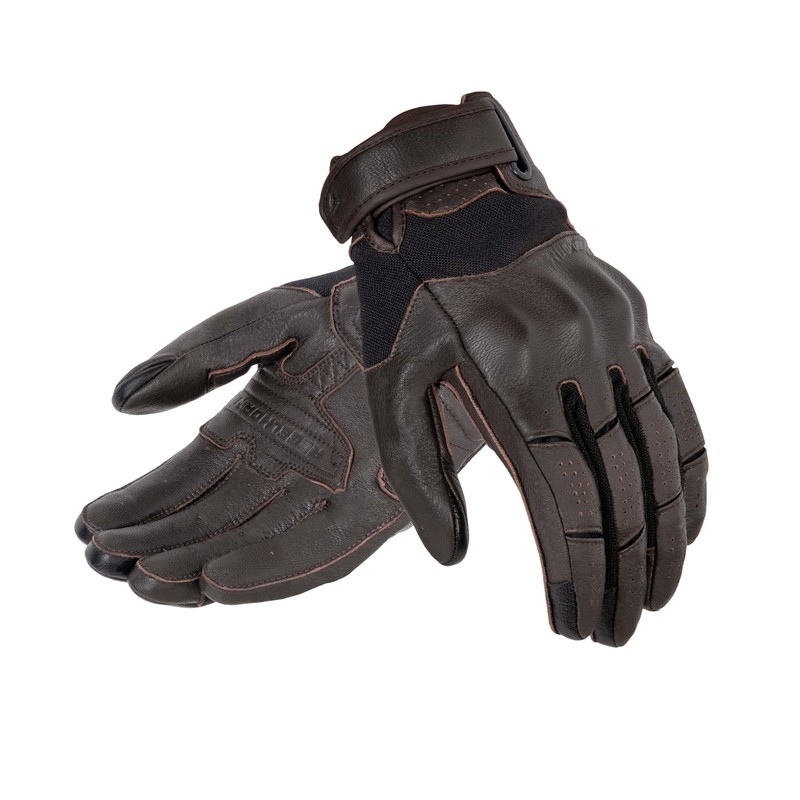 Motocikla cimdi Rebelhorn Impala brūns izpārdošana
