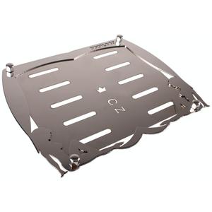 Nerūsējošā tērauda spilventiņš zem CZ numura zīmes Pludmales patruļa