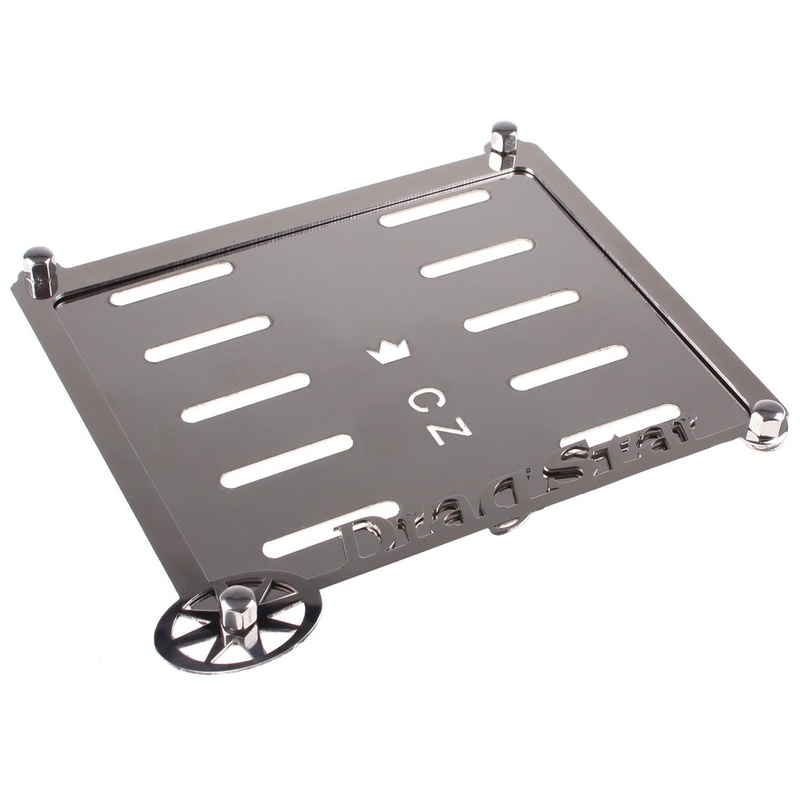 Nerūsējošā tērauda spilventiņš zem CZ numura zīmes Drag Star