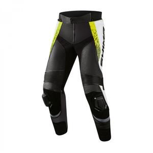 Shima STR 2.0 melns-balts-fluo dzeltenas bikses motociklam