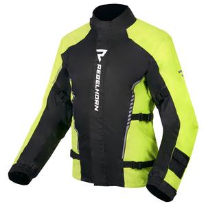 Moto bunda do deště Rebelhorn Patrol fluo žluto-černá
