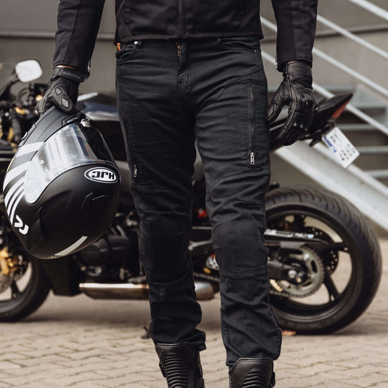 Rebelhorn Hawk III Black Motocikla džinsi izpārdošana
