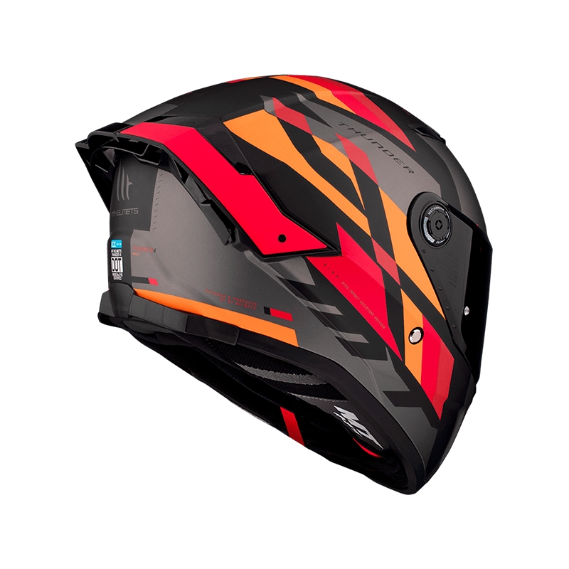 Integrální přilba na motorku MT FF118SV Thunder 4 SV ERGO B15 šedo-oranžovo-červená