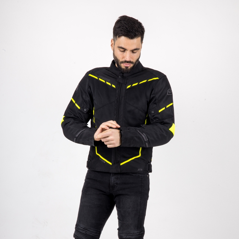 Moto jaka Ozone Jet II black-fluo yellow izpārdošana