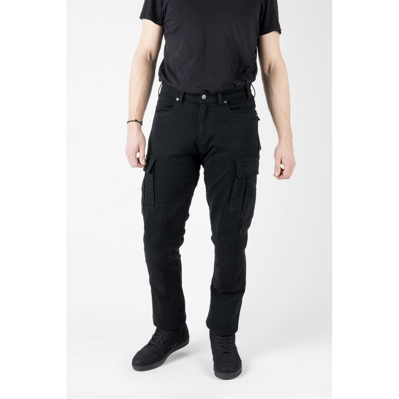 Ozone Shadow II Black Motocikla džinsi izpārdošana