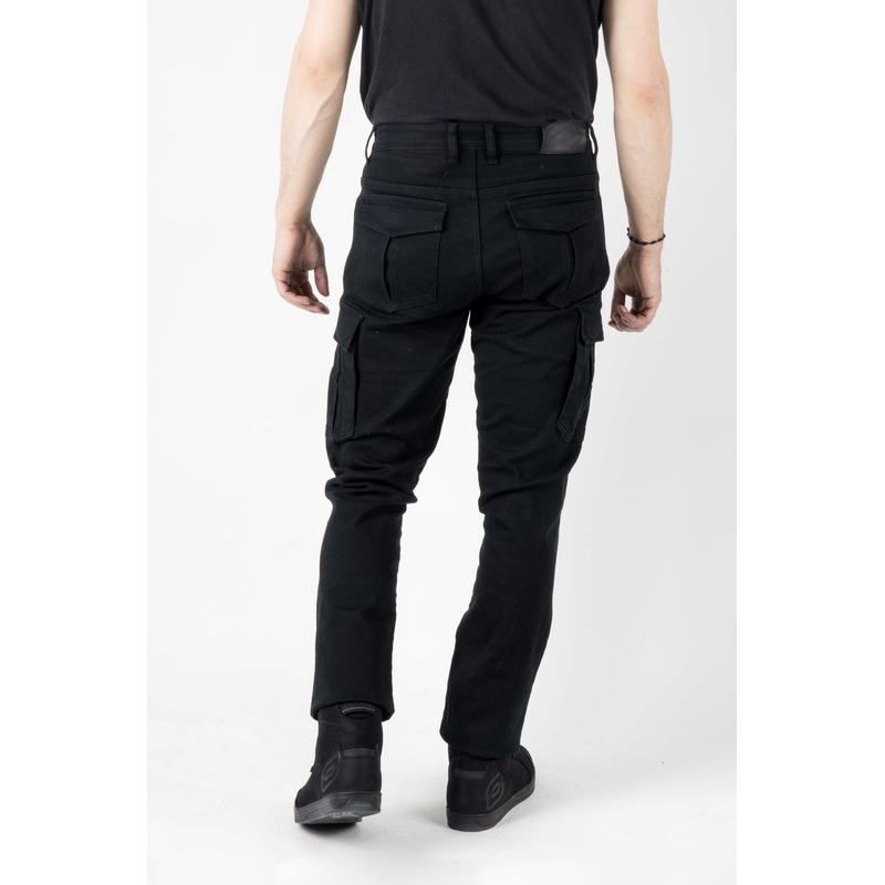 Ozone Shadow II Black Motocikla džinsi izpārdošana