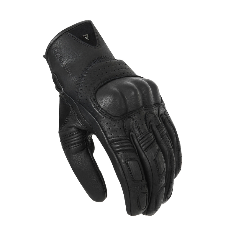 Motocikla cimdi Rebelhorn Thug II black perforēti