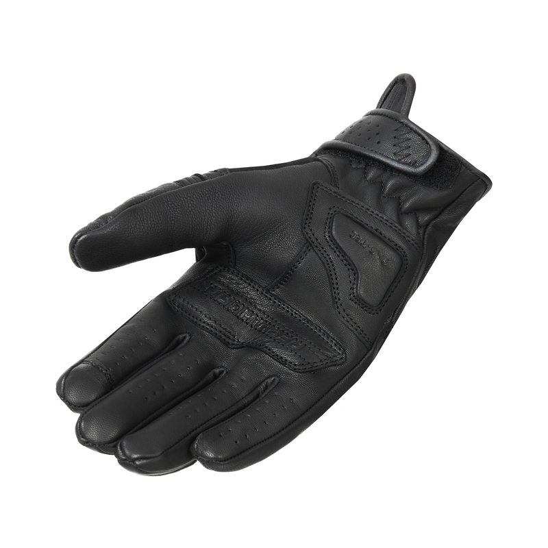 Motocikla cimdi Rebelhorn Thug II black perforēti