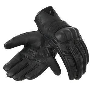 Motocikla cimdi Rebelhorn Thug II black perforēti