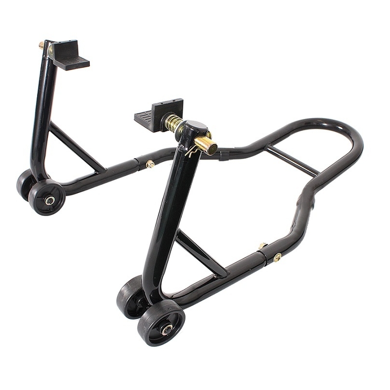 Motociklu statīvs R-TECH - aizmugurējais ar riteņiem