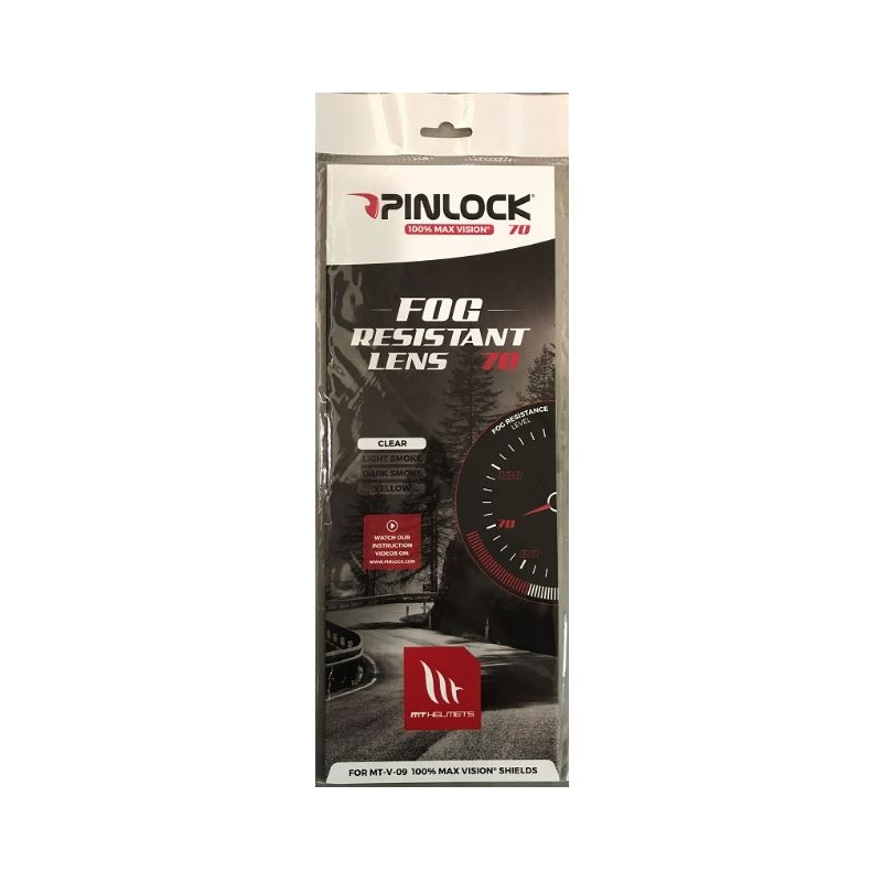 Pinlock ķiverei MT-V-09 caurspīdīgs