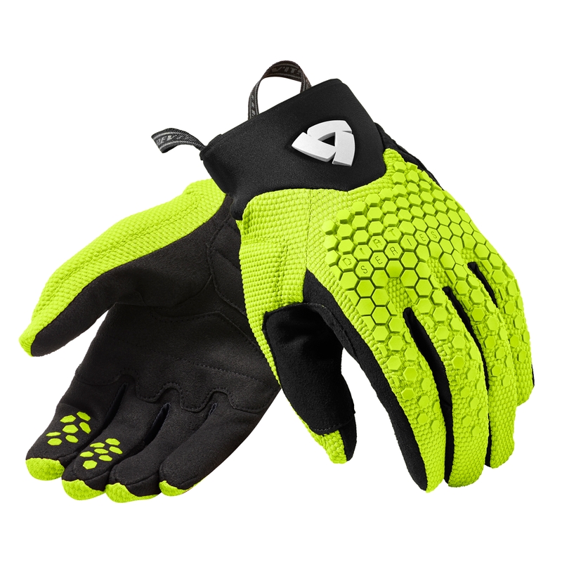 Motocikla cimdi Revit Massif fluo dzeltens