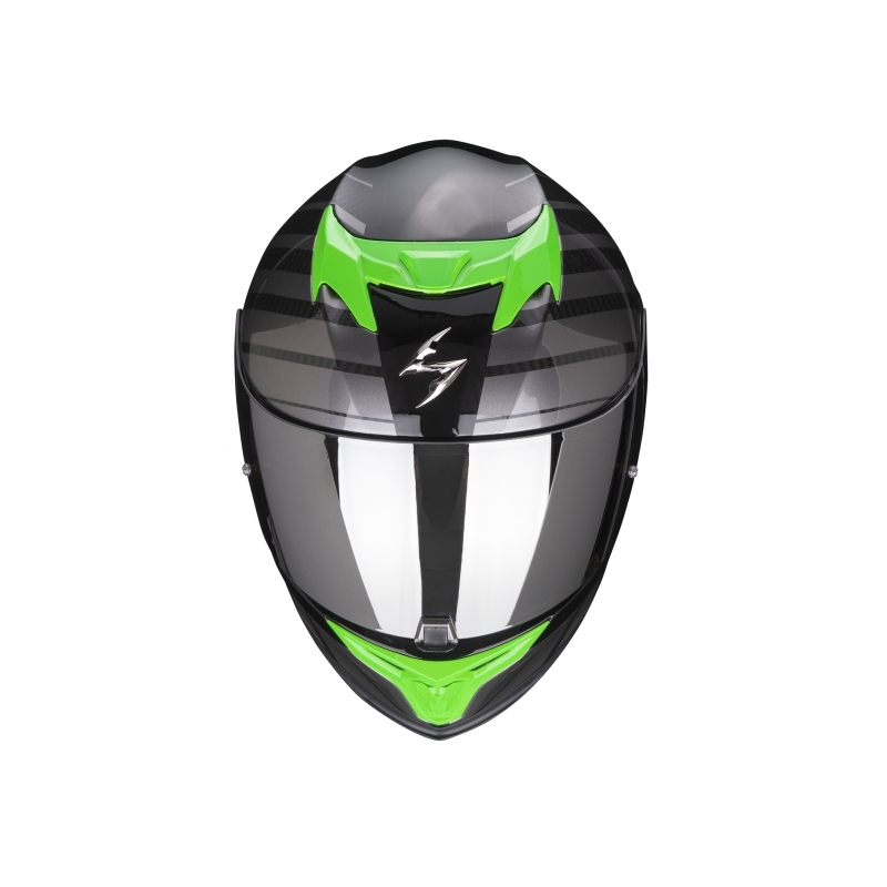 Integrální přilba Scorpion EXO-520 AIR Shade černo-šedo-zelená - II. jakost