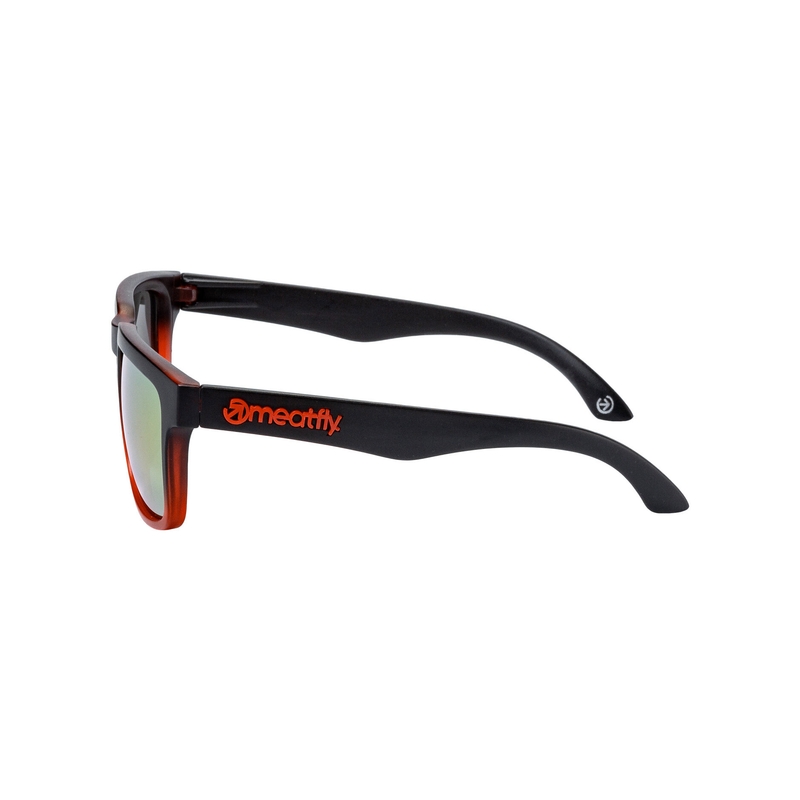 Meatfly Memphis melnas un sarkanas saulesbrilles