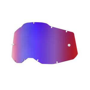 Plexi 100% Racecraft 2/Accuri 2/Strata 2 zils/arkans spoguļstikls (pret miglošanos)