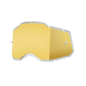 Plexi 100% Injicēts Racecraft 2/Accuri 2/Strata 2 zelta spogulis (pret miglošanos)
