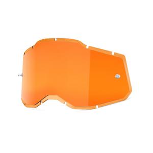 Plexi 100% Injected Racecraft 2/Accuri 2/Strata 2 oranža spoguļstikls (pret miglošanos)