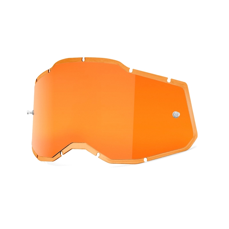 Plexi 100% Injected Racecraft 2/Accuri 2/Strata 2 oranža spoguļstikls (pret miglošanos)