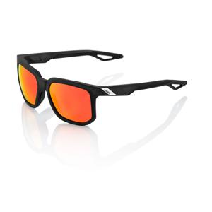 Saulesbrilles 100% CENTRIC Matte Crystal Black black black (sarkanas lēcas)