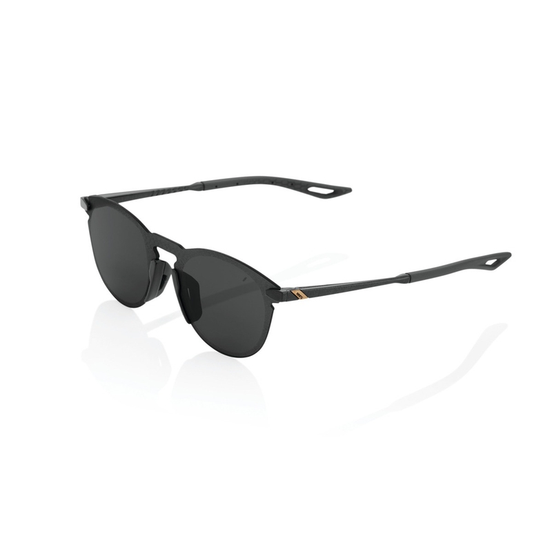 Sluneční brýle 100% LEGERE ROUND Polished Black černé (kouřová skla)