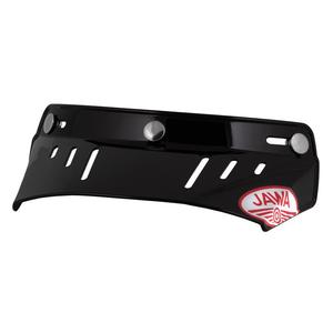 Plakanā vizieris Cassida Oxygen Jawa ķiverēm melns