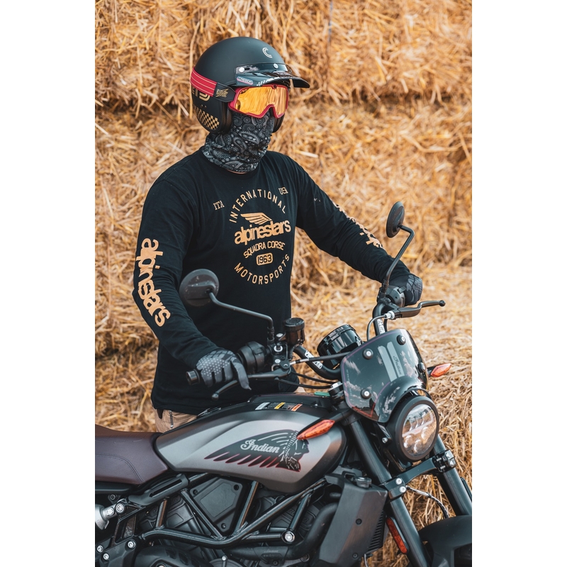 Plakanā vizieris Cassida Oxygen Racing Spirit ķiverēm melns