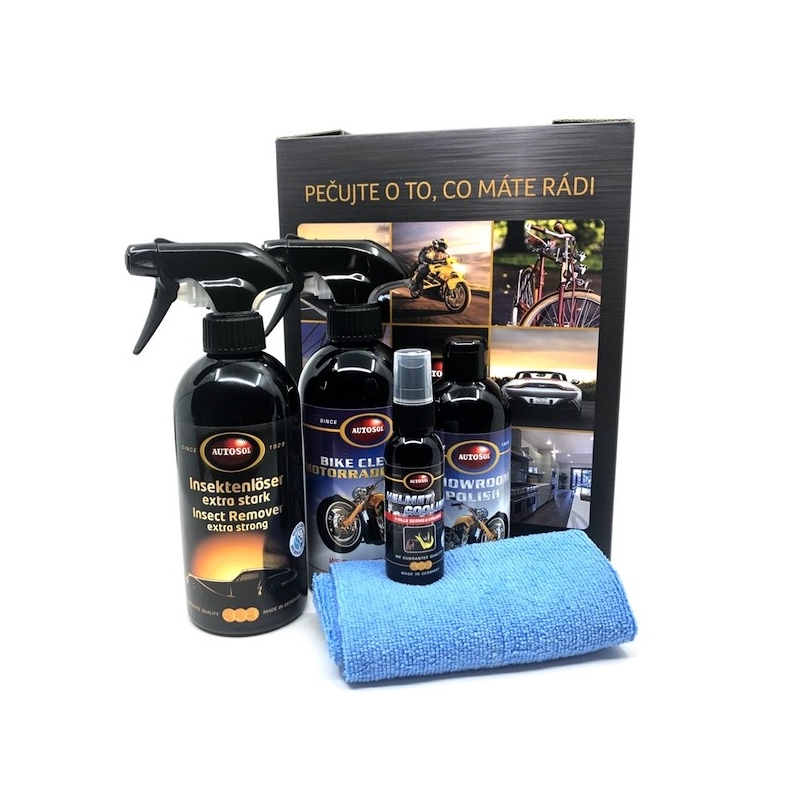 Autosol dāvanu komplekts tūrisma motociklu tīrīšanai
