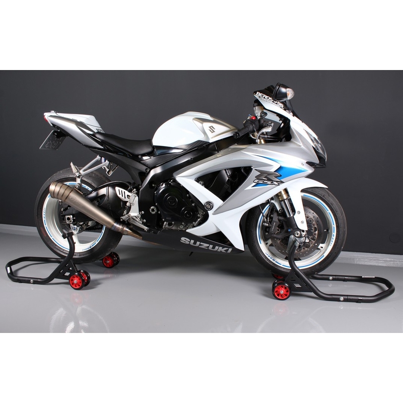 R-TECH EVO motocikla statīva komplekts (priekšējais + aizmugurējais ar riteņiem)
