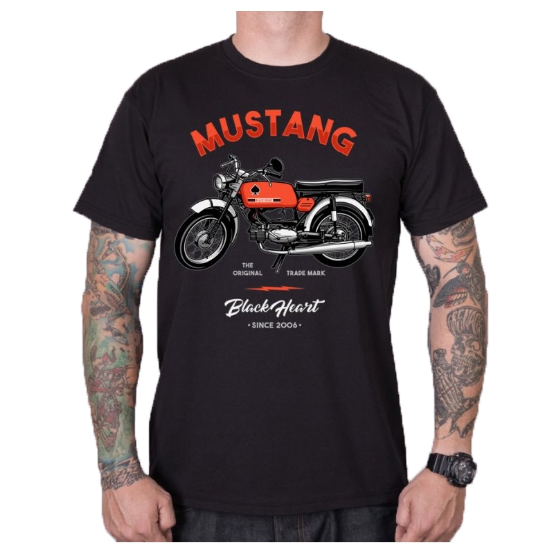 Vīriešu krekls Black Heart Mustang