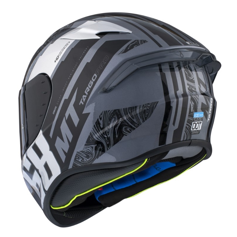 Integrální přilba na motorku MT FF106 Pro Targo Pro Welcome F2 šedá