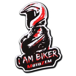 MotoZem I Am Biker - Magnēts - Man magnēts