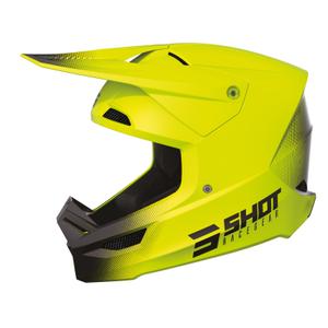 Motokrosa ķivere Shot Race Raw black-fluo yellow izpārdošana