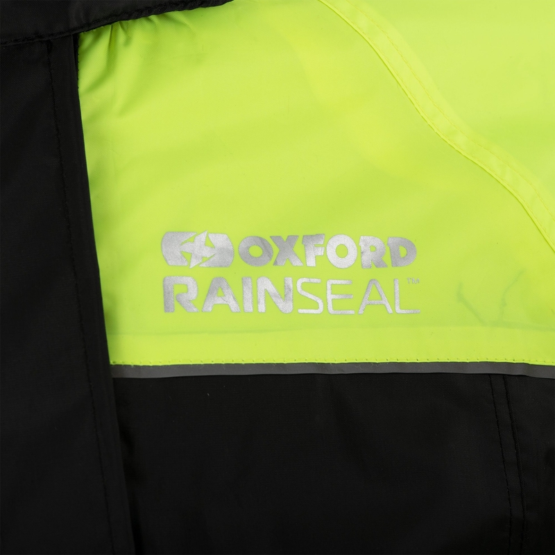 Oxford Rain Seal 22 melna-fluo dzeltena lietus jaka