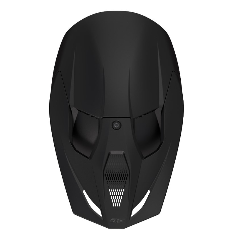 Motokrosa ķivere Shot Race Solid Black izpārdošana