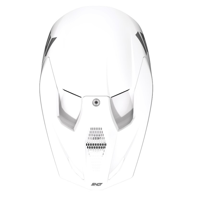 Motokrosa ķivere Shot Furious Solid White