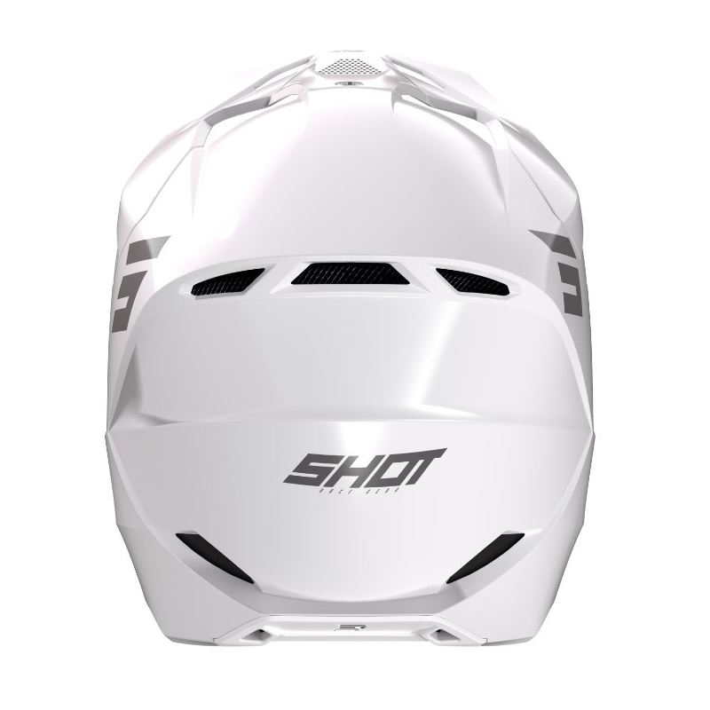 Motokrosa ķivere Shot Furious Solid White