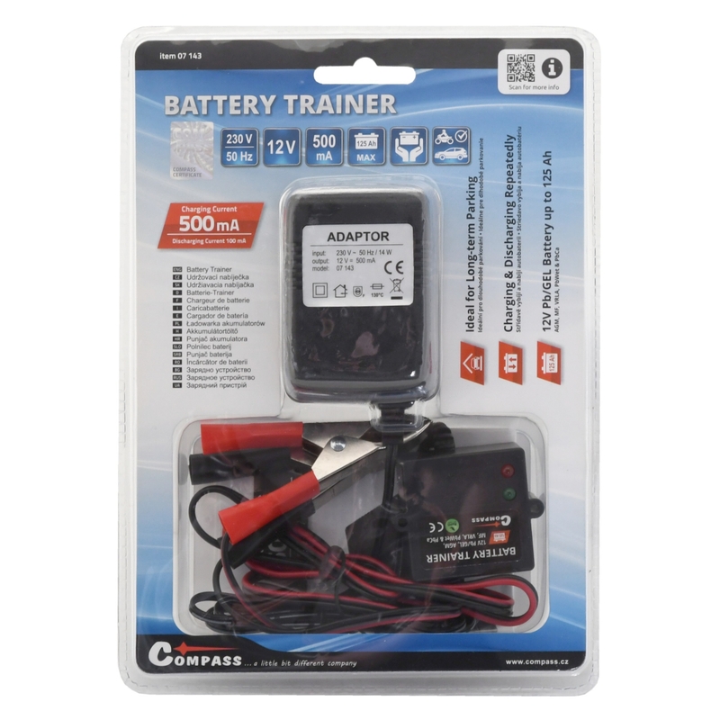 Nabíječka akumulátoru udržovací 5-125 Ah