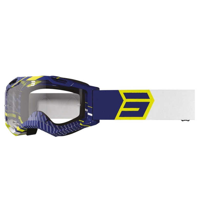 Motokrosové brýle Shot Assault 2.0 Drop žluto-modro-bílé