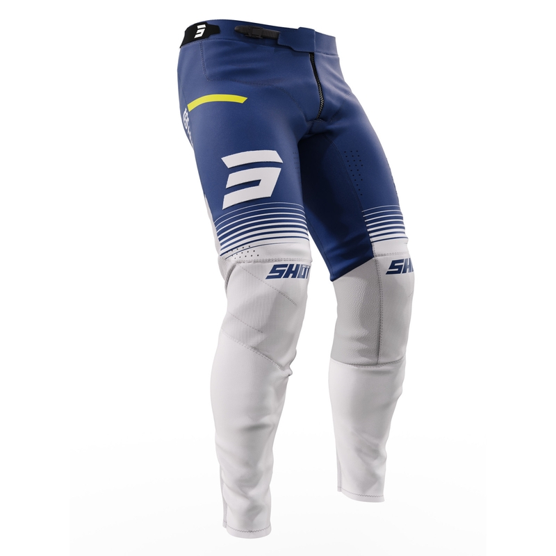 Motokrosa bikses Shot Aerolite Husqvarna LE balti-zilas izpārdošana