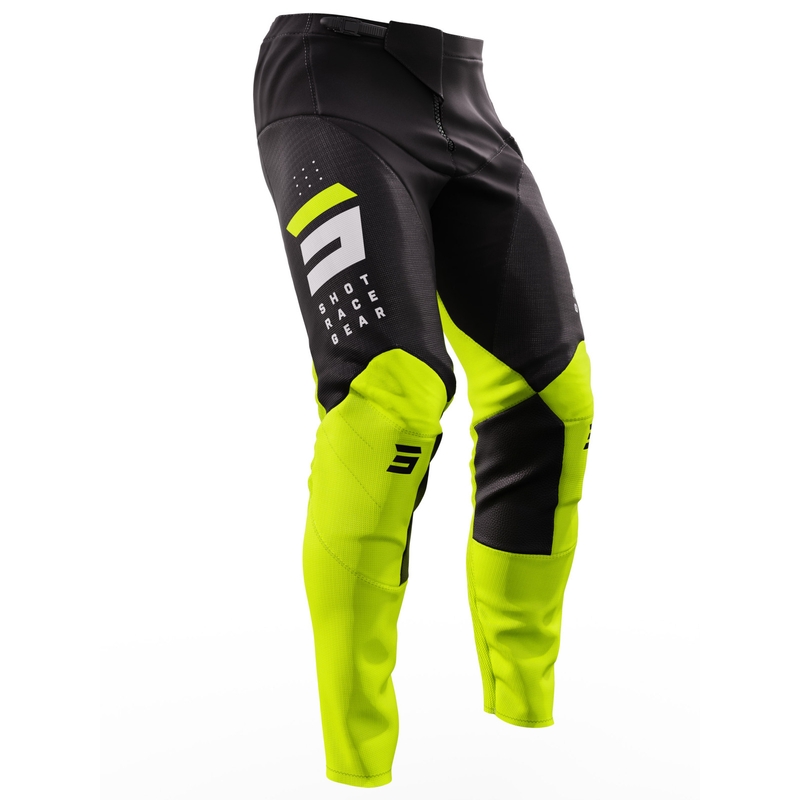 Motokrosa bikses Shot Contact Camo 2.0 black-fluo yellow izpārdošana