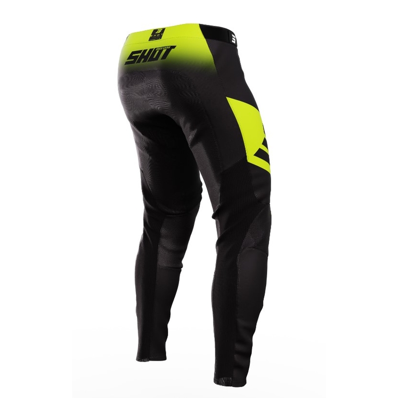 Motokrosové kalhoty Shot Aerolite Ultima černo-fluo žluté