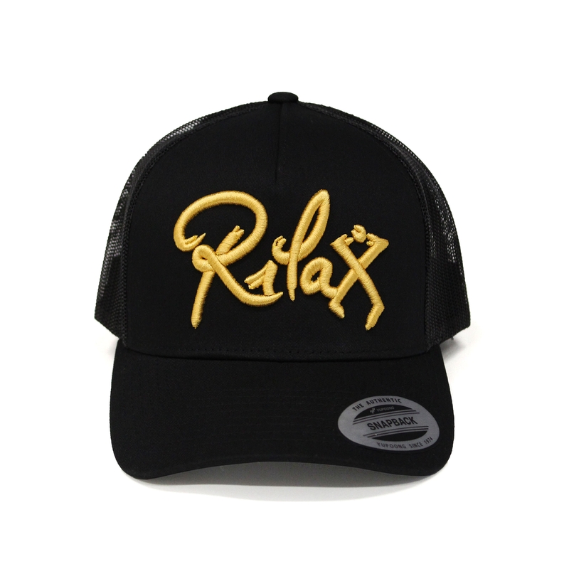 Rilax sieta cepure melna-zelta
