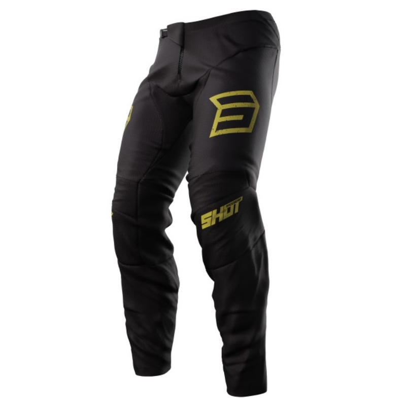 Motokrosa bikses Shot Devo Army black-gold izpārdošana